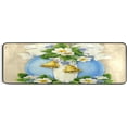 thumbnail image 5 of SKYSONIC 2'X6' Vintage Easter Egg Runner Rug with Rubber Backing, Decorative Floral Non Slip Entryway Rug Runner Washable Soft Area Rug Carpet for Hallway Bedroom Kitchen Decor, 5 of 6