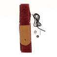 thumbnail image 3 of Ukulele Strap Belt with PU Leather Ends Musical Instrument Accessories for Ukuele 4 String Guitar Red, 3 of 9