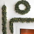 thumbnail image 5 of 9FT Pre-Lit Real Touch Cedar Garland with Warm White LED Lights, 1 Pack, 5 of 8