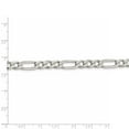thumbnail image 5 of 925 Sterling Silver 6.5mm Figaro Chain 22 Inch, 5 of 7