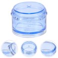 thumbnail image 2 of 1 Juego de caja de medicamentos cilíndrica portátil de plástico con 7 compartimentos, organizador de pastillas (tamaño S, azul), 2 of 8