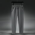 thumbnail image 5 of DDAPJ pyju Mens Workout Pants Men's Lightweight Quick Dry Athletic Work Pants Travel Fishing Active Joggers Outdoor Sports Breathable Zipper Pockets Hiking Running Pants on Sale Gray XL, 5 of 7