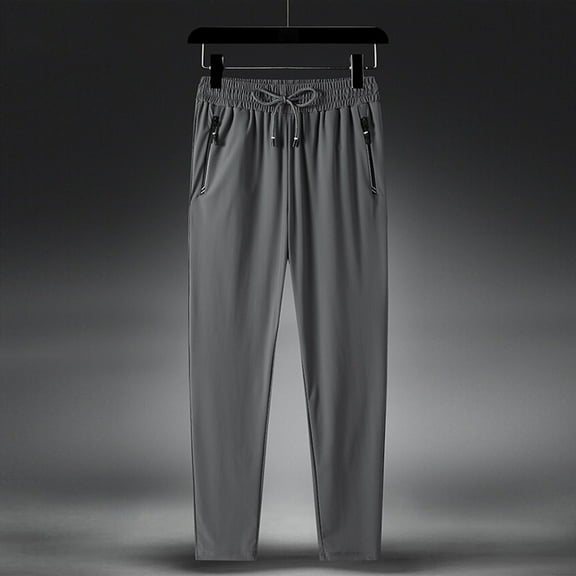 Mingw Men's Casual Daily Outdoor Beach Breathable Pants Black Gray Plus Size Trousers