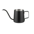 thumbnail image 2 of Jarra espumadora de leche de acero inoxidable de 350 ml con líneas de doble escala, diseño de boca estrecha Jarra de vapor de café con leche artística con bolígrafo artístico para baristas, 2 of 6