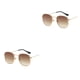 thumbnail image 1 of Gafas de sol hexagonales Jumpingount montura pequeña lentes polarizadas 2Conjunto, 1 of 6