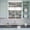 Mist Blue Off White Light Brown, variant on 3 Piece Kitchen Curtains and Valances Set Teal Brown Farmhouse Cafe Curtains 36 Inch Length Vintage Retro Wooden Valance & Tier Curtain for Living Room Bedroom Small Window 54"x18" 27"x36"*2