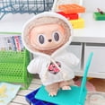 thumbnail image 4 of Mini ropa de peluche para muñecas, accesorios de traje, Kpop, Exo, Labubu, falda de sirvienta, regalo para niñas, 17cm, 4 of 5