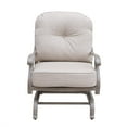 thumbnail image 6 of Apoda Cast Aluminum Club Motion Chair With Cushion (Set of 2), 6 of 7