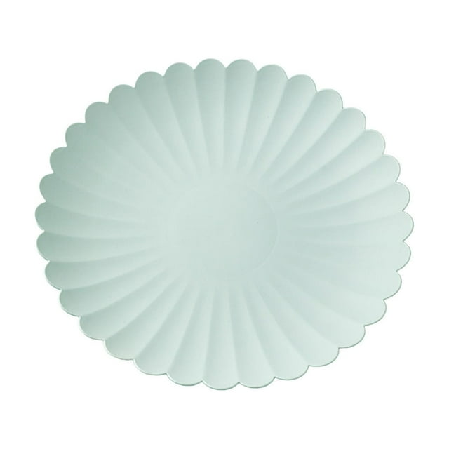 Appetizer Serving Tray,Plastic Serving Trays Flower Shaped for Kitchen and Dining Versatile Snack and Dessert Serving Tray Suitable for Everyday Use 2Pcs Serving Tray with Handles