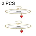 thumbnail image 2 of Stainless Steel Heart Chain Bracelets And Anklets, 2 of 5