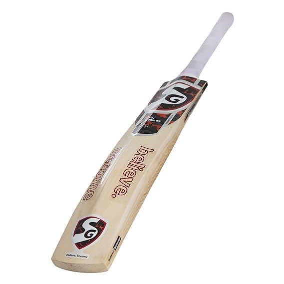 BA Sports Classic Bat Popular Willow Hard Pressed Shaped For Superb Stroke Cricket Bat With Bat Cover | Red