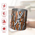 thumbnail image 5 of Leopard 12oz Stainless Steel Coffee Mug – Double-Wall Insulated Cup with Spill-Resistant Lid, 360° Full-Print Design, Keeps Drinks Hot & Cold for Home, Office, Travel,Thanksgiving,Christmas, 5 of 5