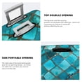 thumbnail image 3 of Balery Square Glass Mosaic Funda de equipaje, fundas para maletas, elástica, lavable, protector de maletas, compatible con maletas de 18 a 32 pulgadas-Large, 3 of 7