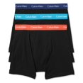 thumbnail image 1 of Calvin Klein - Calzoncillos tipo bóxer para hombre, elásticos, paquete de 3, multicolor, grande Calvin Klein  Calzoncillos boxer, 1 of 2