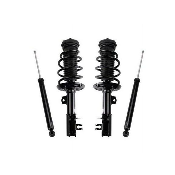 Front and Rear Shock Strut and Coil Spring Kit 4 Piece - Compatible with 2012 - 2019 Chevy Sonic 2013 2014 2015 2016 2017 2018