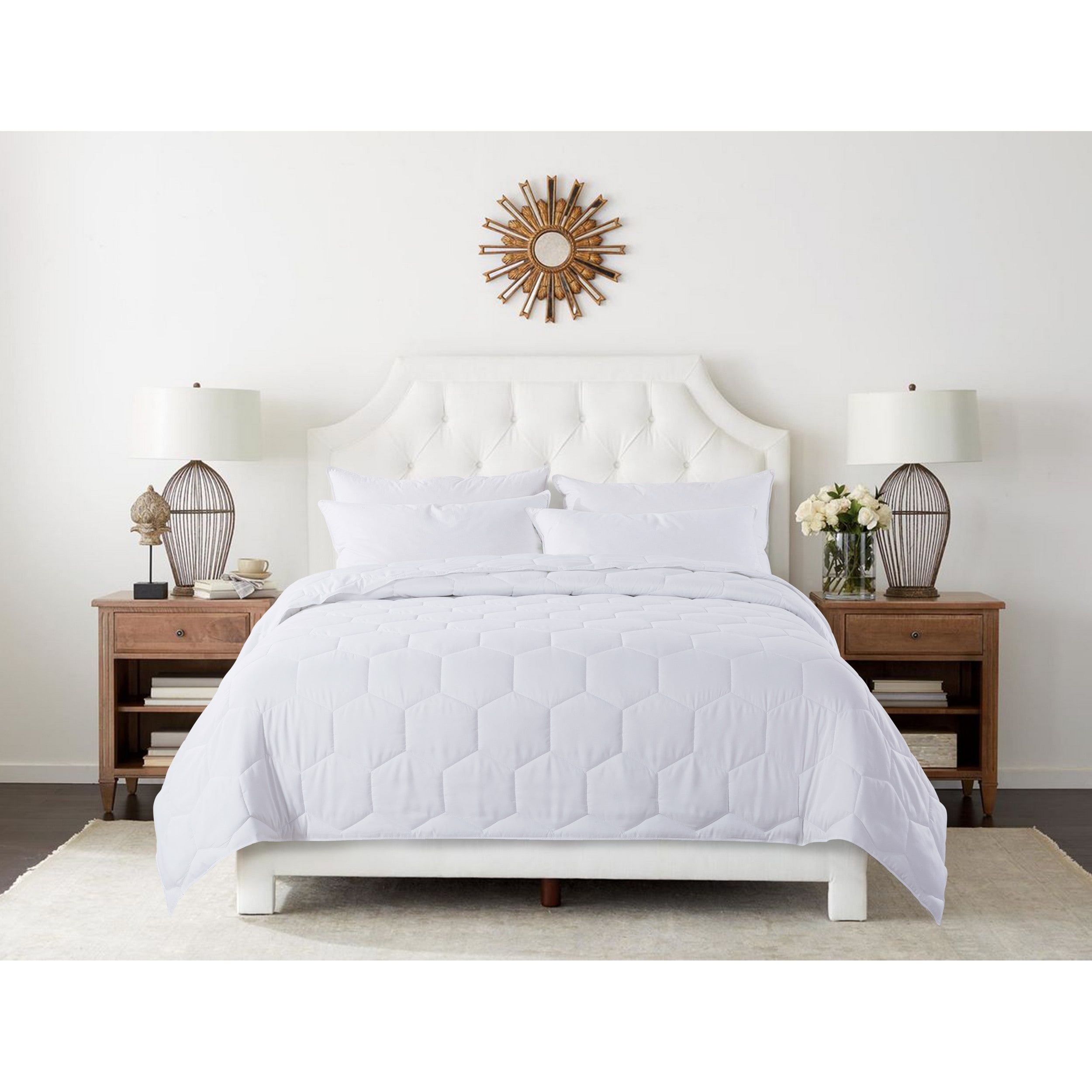Down Alternative Comforter - Subway Tile&nbsp;- Glacier Grey - Full/Queen