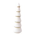 thumbnail image 4 of Árbol de Navidad de madera Decoración navideña Figura pequeña Árbol de Navidad de mesa para Blanco 11x11x34cm, 4 of 9