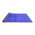 thumbnail image 2 of Ahgly Company Indoor Square Oriental Purple Industrial Area Rugs, 5' Square, 2 of 4