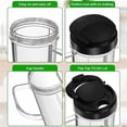 thumbnail image 4 of Tasse Haute de 22 Oz avec Couvercle Rabattable Pièce de Rechange pour Mélangeurs 250W MB1001 Tasse avec Poignée, 4 of 4