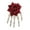 Red 1, variant on Xinwanna Skeleton Hand Hair Clip Gothic Barrette with Faux Roses Punk Style Hair Accessories for Halloween Themed Party Dress-up (Red 2,One Size)