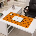 thumbnail image 3 of Long Mouse Pads for Desk,Halloween Pumpkin Face Silhouettes Desk Mats on Top Of Desks, Desk Mouse Pad Extra Large with 3mm Non-Slip Base and Stitched Edge for Gaming,Office,Work,Home 31.5x15.7in, 3 of 5