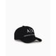 thumbnail image 1 of Gorra de Béisbol Armani Exchange para Hombre Negra y Blanca Bordada, 1 of 6