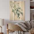 thumbnail image 2 of Designart "The Minimalist Essence of Eucalyptus in Green and White III" Floral Print on Natural Pine Wood, 2 of 5
