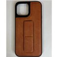 thumbnail image 3 of For Apple iPhone 14 Plus (6.7") PU Leather Back Foldable Kickstand Hand Strap Stand Hybrid Heavy Duty Slim Shockproof Phone Case Cover by Xpression - Brown, 3 of 10