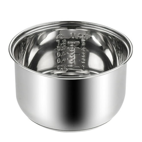 Nonstick Rice Cooker Inner Bowl 304 Stainless Steel Construction Even Heating Inside Bowl Replacement Accessories