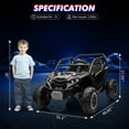 thumbnail image 5 of CazToi 24V 7 AH 4WD Battery Powered 2 Seater Ride On Car Off-Road Electric UTV with Remote for Kids, 5 of 7