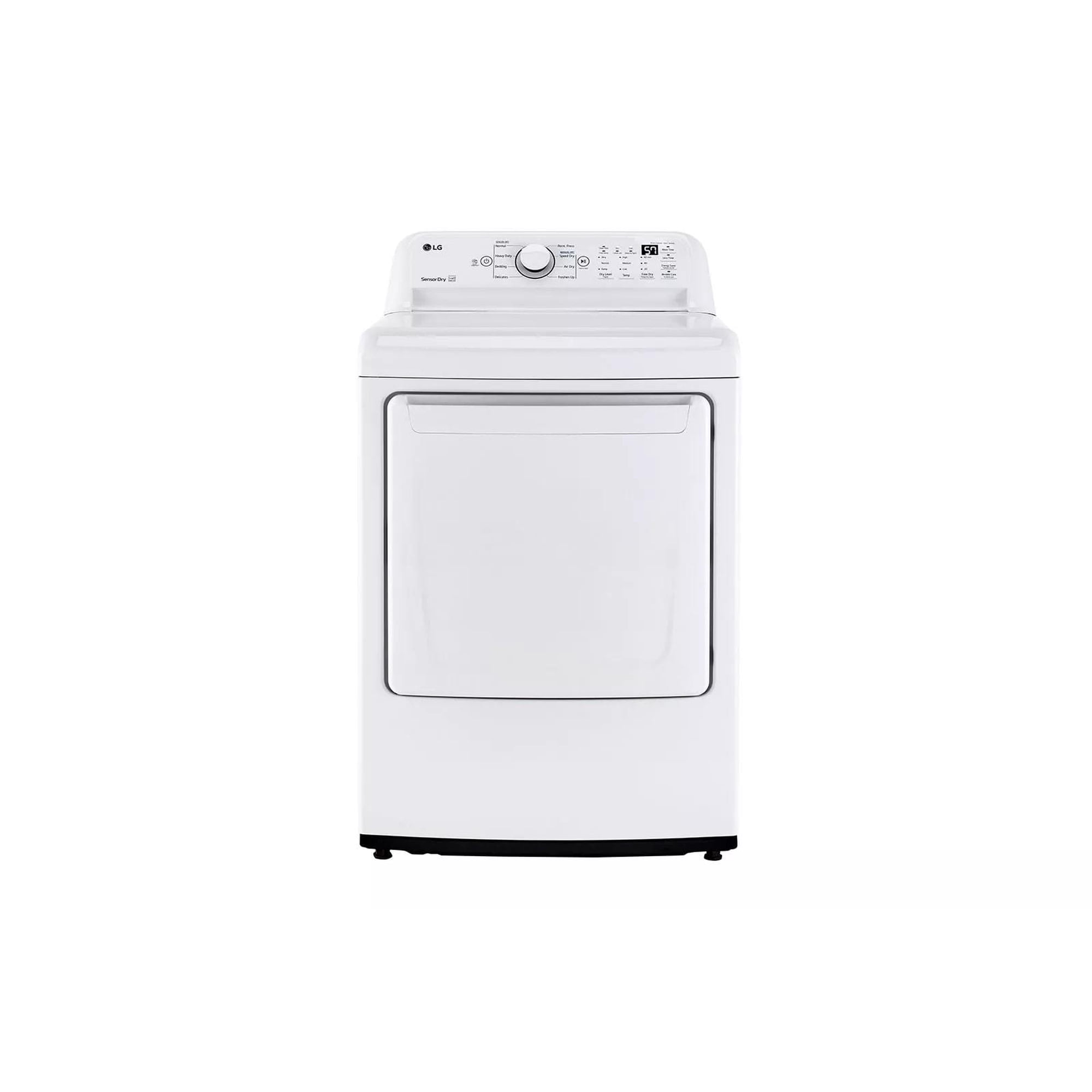 LG DLE7000W 7.3 Cu. Ft. White Front Load Electric Dryer