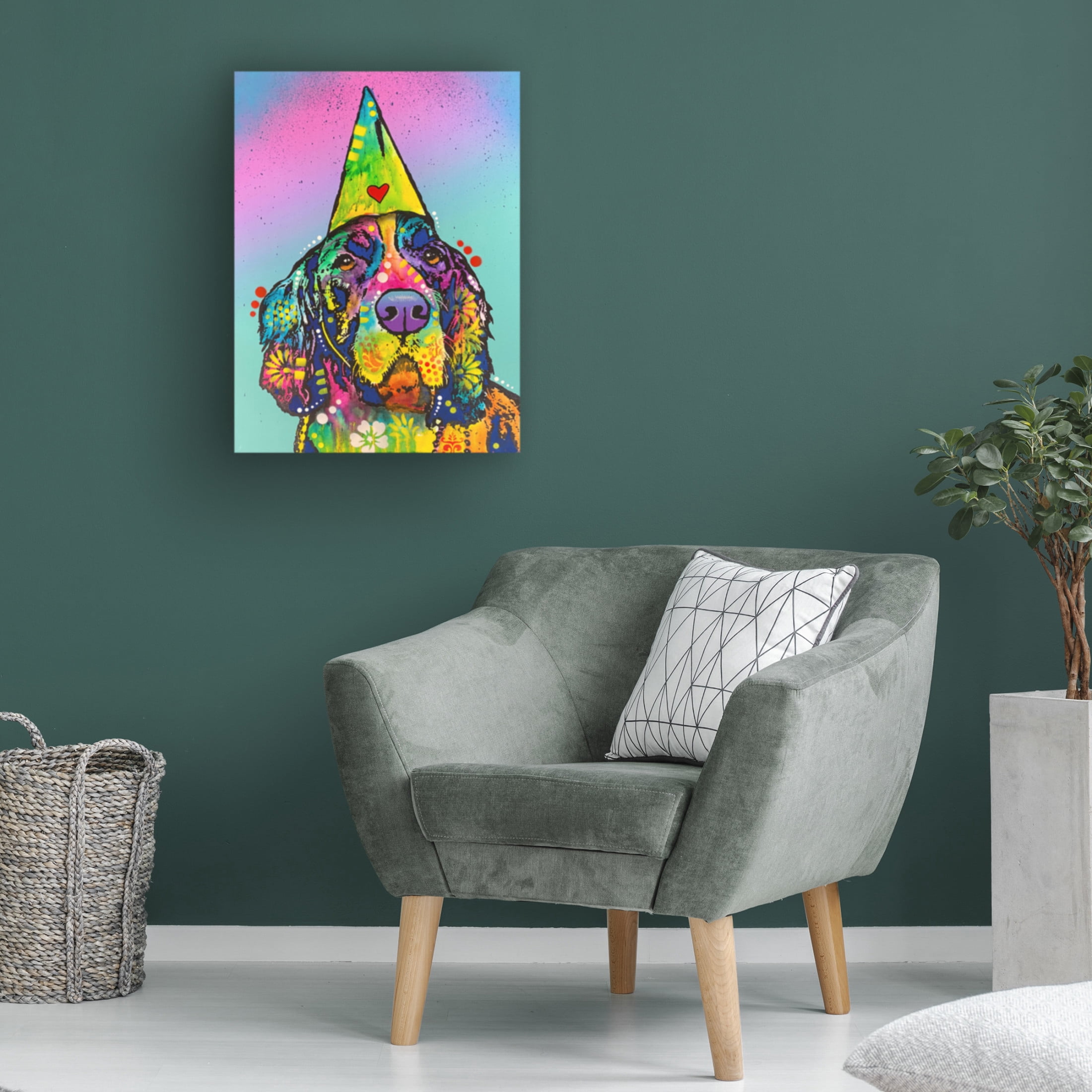 Canvas Wall Art - Dean Russo- Exclusive 'Its My Party' Wall Art for Living Room, Bedroom, or Office Décor by Trademark Fine Art - 14 x 19 Inches