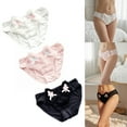 thumbnail image 2 of COOLHOOD Cats Ear Bowknot Accent Women's Furry Panties Cartoon Anime Briefs Japanese Kitten Cosplay Lingerie Underwear Hipsters, 2 of 3