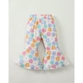 thumbnail image 4 of Infant Girls Clothes Baby Girl Pants Toddler Leggings 3 Pack Flare Baby Pants 3 6 9 12 18 24 Months Bell-bottoms for Girls Floral Pants, 4 of 8