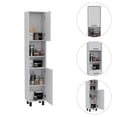 thumbnail image 4 of TUHOME Garde-Manger Hobart en Bois Manufacturé Blanc, 4 of 8
