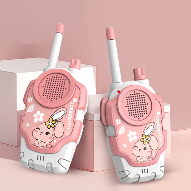 Ofertas del Cyber of Monday Ofertas del Black of Friday kkbbma Juguetes por menos de $ 5 2 piezas Walkies Talkies para niños, juguete walkie-talkie para niños Buscapersonas inalámbrico Buscapersonas