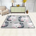 thumbnail image 3 of SKYSONIC Lightweight Carpet Mats Area Soft Rugs Floor Mat Doormat Decoration for Rooms Entrance 36x24 inches Sleeping Cats, 3 of 6