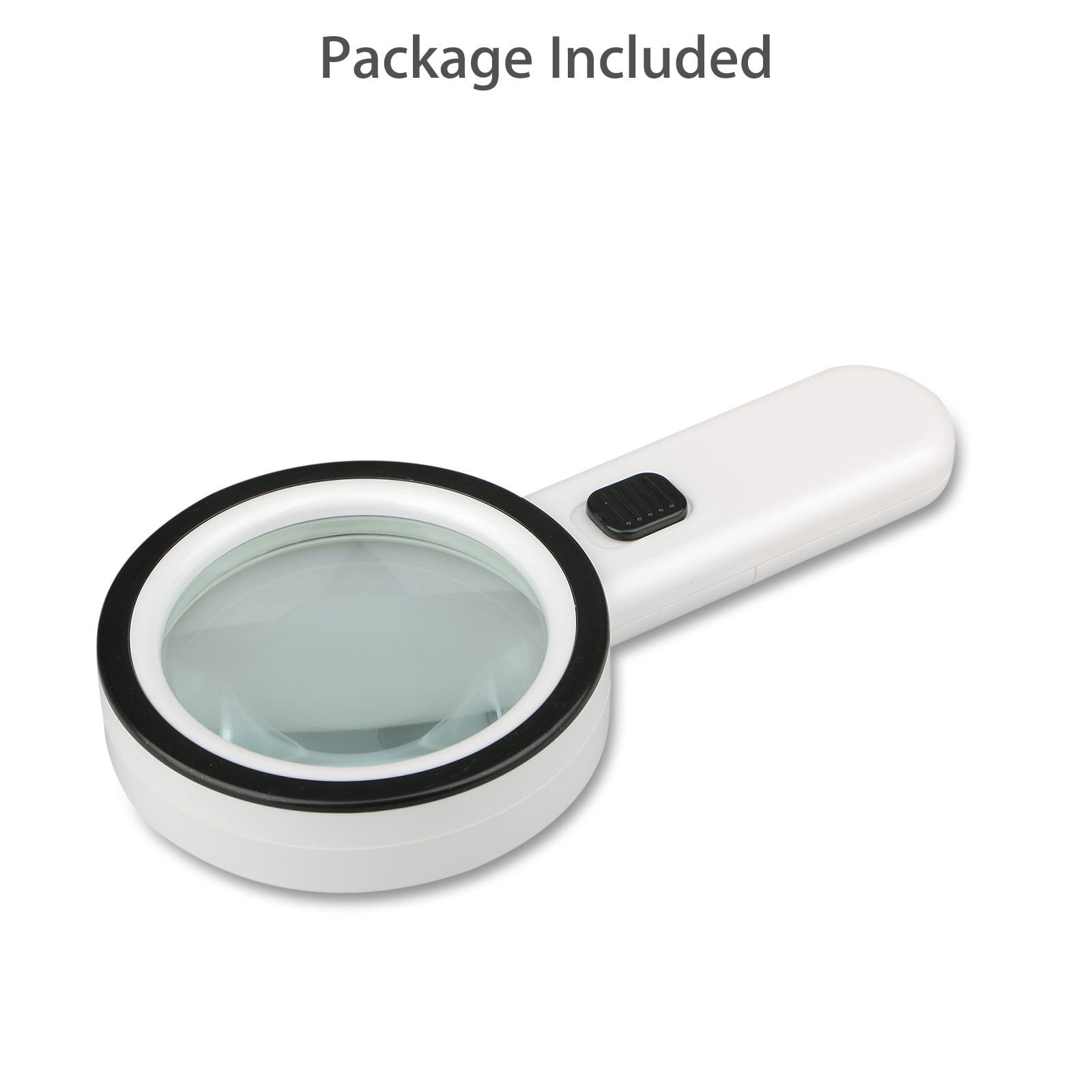  MOMFEI Magnifying Glass with Light, 30X Handheld Large