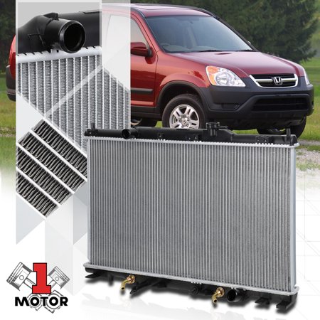 Honda Crv Radiator Fan Aluminum Core Radiator OE Replacement for 02-06 Honda CRV/Element AT dpi-2443 03 04 05 ()