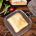 thumbnail image 5 of Sandwich Toaster i rostfritt stål, grillnät för bröd, för bakning i hemmet, 5 of 5