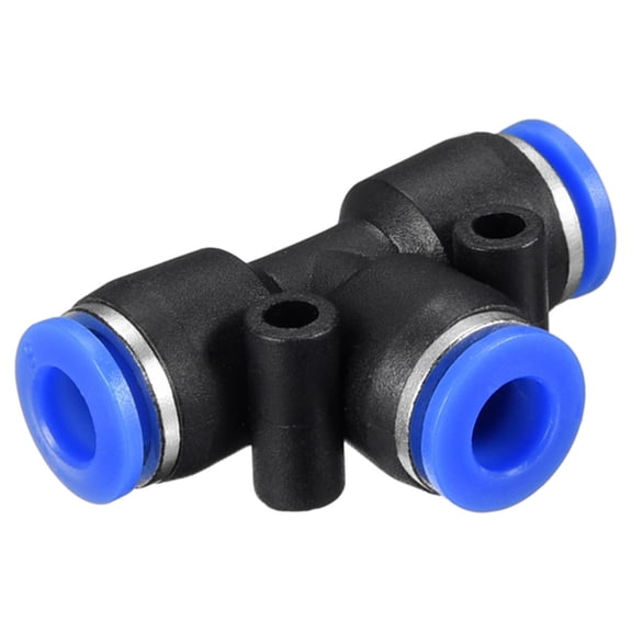 4pcs Push To Connect Fittings Tube Connect 6mm or 15/64" od Tube Fittings