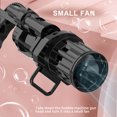 thumbnail image 1 of Bubble Making Machine Kids Plastic Bubble maker plastic Maker Outdoor Party Electric Bubbler Children Toy, Black, 1 of 8