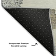 thumbnail image 5 of Addison Rugs Mayfield Premium Machine Washable Transitional Geometric Gray Rectangle Rug, 3' x 5', 5 of 7