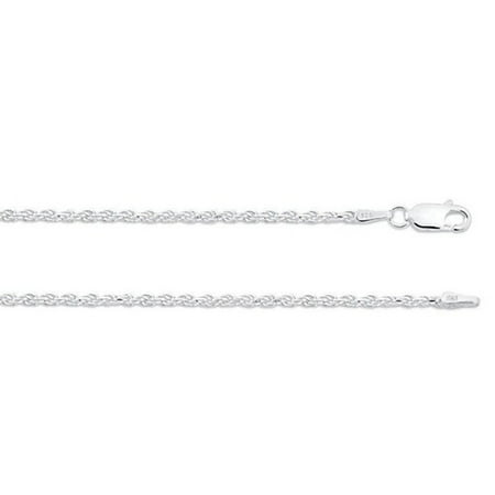 Thick Rolo Chain - ZilverZoom Sterling Silver .925 Rope Necklace Chain 1.5mm Thick, 18