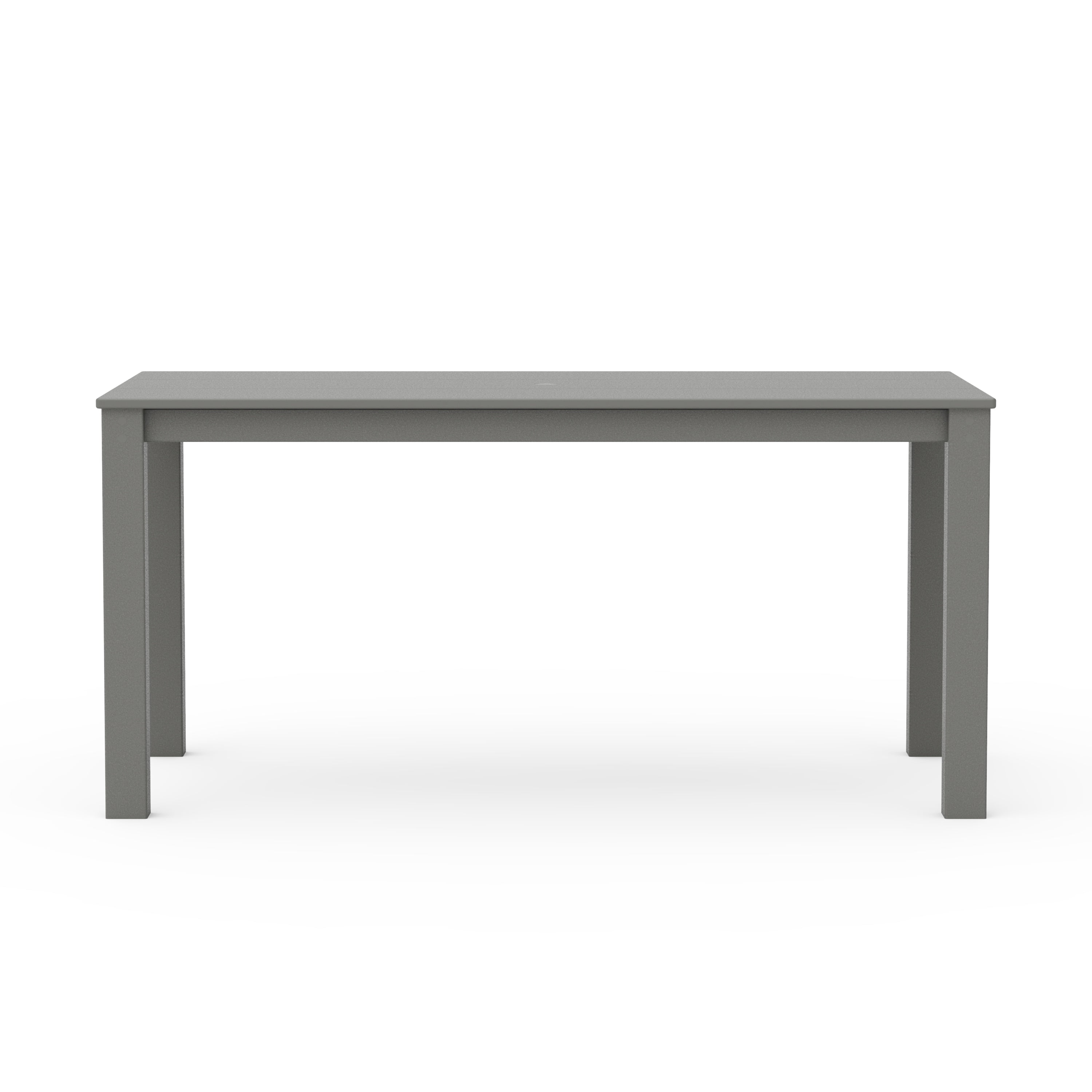 Better Homes & Gardens by POLYWOOD Southlake 34" x 64" Outdoor Dining Table in Slate Gray