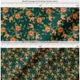 thumbnail image 2 of Soimoi Cotton Cambric Fabric Leaves & Wild Flower Floral Print Sewing Fabric Yard 56 Inch Wide, 2 of 7