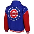 thumbnail image 5 of Men's JH Design Royal Chicago Cubs Reversible Fleece Full-Snap Hoodie Jacket, 5 of 6