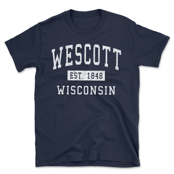 Wescott Wisconsin Classic Established Men's Cotton T-Shirt