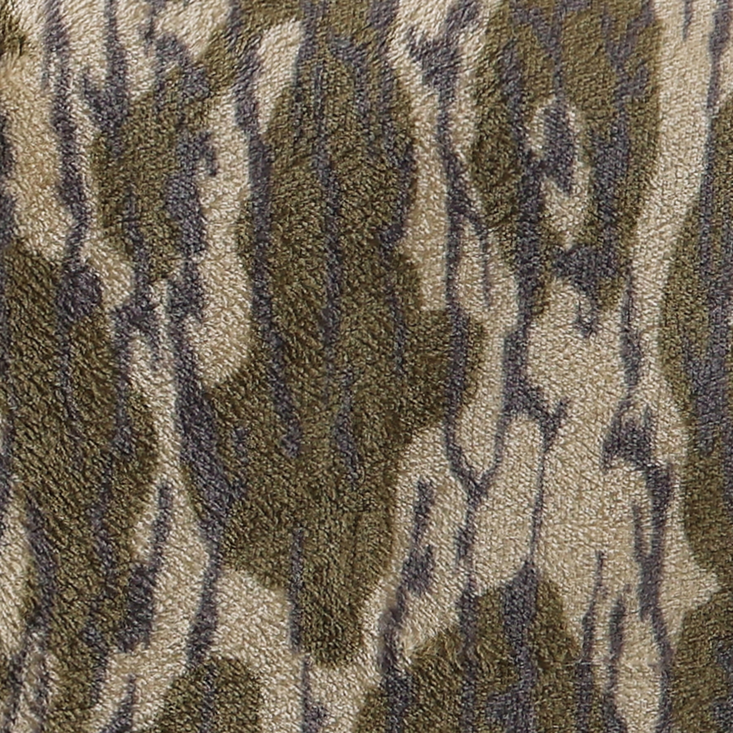 Mossy Oak Sherpa Throw Blanket, 50"x60”, Bottomland