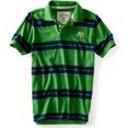 thumbnail image 1 of Aeropostale Mens Stripe A87 Rugby Polo Shirt, Verde, XS, 1 of 1